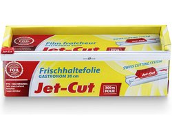 Jet-Cut Horeca Vershoudfolie - Keukenfolie - Plastic Folie Foodsaver - 300m X 30cm - inc. Houder