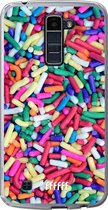 LG K10 (2016) Hoesje Transparant TPU Case - Sprinkles #ffffff