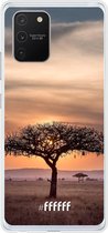 Samsung Galaxy S10 Lite Hoesje Transparant TPU Case - Tanzania #ffffff