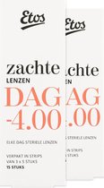 Etos Zachte Daglenzen -4,00 - 30 stuks (2 x 15)