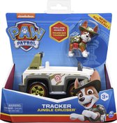 PAW Patrol - Tracker's Jungle Cruiser - speelgoedauto met speelfiguur