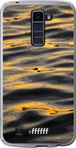 LG K10 (2016) Hoesje Transparant TPU Case - Water Waves #ffffff