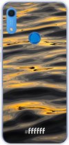 Huawei Y6 (2019) Hoesje Transparant TPU Case - Water Waves #ffffff