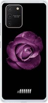 Samsung Galaxy S10 Lite Hoesje Transparant TPU Case - Purple Rose #ffffff