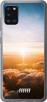 Samsung Galaxy A31 Hoesje Transparant TPU Case - Cloud Sunset #ffffff