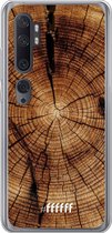 Xiaomi Mi Note 10 Hoesje Transparant TPU Case - Tree Rings #ffffff