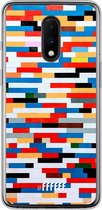 OnePlus 7 Hoesje Transparant TPU Case - Mesmerising Mosaic #ffffff