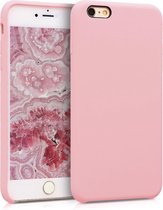 kwmobile telefoonhoesje voor Apple iPhone 6 Plus / 6S Plus - Hoesje met siliconen coating - Smartphone case in vintage roze