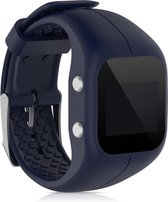 kwmobile bandje geschikt voor Polar A300 - Armband voor fitnesstracker in donkerblauw - Horlogeband
