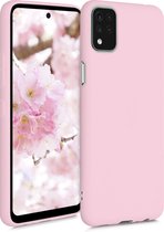 kwmobile telefoonhoesje voor LG K42 - Hoesje voor smartphone - Back cover in mat roségoud