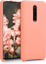 kwmobile telefoonhoesje voor Xiaomi Mi 9T (Pro) / Redmi K20 (Pro) - Hoesje met siliconen coating - Smartphone case in mat koraal