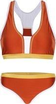 Sportieve bikini met 3 kleuren -Orange 170-176