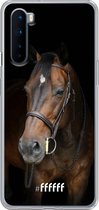 OnePlus Nord Hoesje Transparant TPU Case - Horse #ffffff