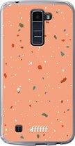 LG K10 (2016) Hoesje Transparant TPU Case - Terrazzo N°10 #ffffff