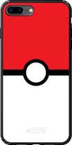 iPhone 8 Plus Hoesje TPU Case - Pokeball #ffffff