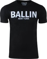 Ballin - Heren T-Shirt - Ronde Hals - Regular Fit - Zwart