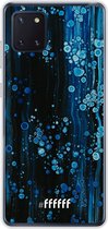 Samsung Galaxy Note 10 Lite Hoesje Transparant TPU Case - Bubbling Blues #ffffff