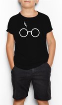 T-shirt | Harry Potter inspired | Bril | maat 140 (9-11 jaar)