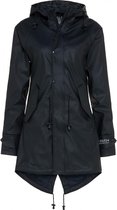 Donkerblauwe dames regenjas / parka HafenCity® van BMS 6XL