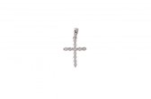 Verlinden Diamond Collections - witgouden kruisje - met 0.066 crt diamant