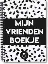 SIIDDS - invulboekje - vriendenboekje - monochrome - zwart/wit - invulboek - vriendjes/vriendinnetjes - school - kids - kleuter - schoolkind