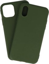 TF Cases | Apple iPhone 11 pro max | Groen | silicone| back hoesje | High Quality | Comfortabel |