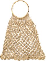 Bazar Bizar De Jute Crochet Tas - Naturel