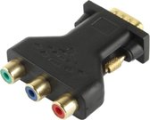 Garpex® VGA Male naar RCA Female Adapter - VGA to 3 RCA Connector