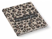 KIDOOZ Invulboek mijn eerste jaar - panterprint - leopard - cadeau - kraamcadeau - baby - eerste jaar - babyshower - SIIDDS