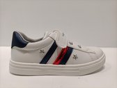 Tommy Hilfiger sneaker Wit/ Navy/ rood elastische veter klittenband Maat 26