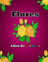 flores libro de colorear: Flores - libro para colorear para adultos