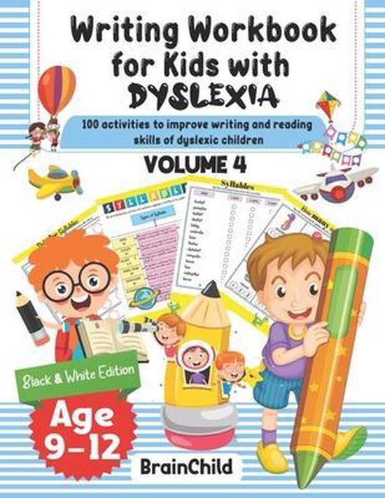 Writing Workbooks for Kids with Dyslexia. 300 Activities to Improve
