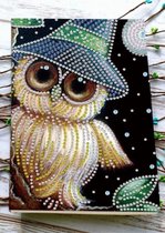 Diamond Painting Uil Notitieboekje - Dieren