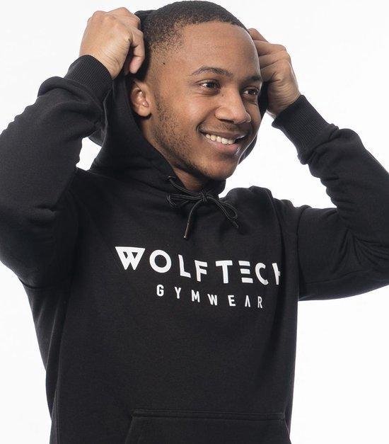 Wolftech Gymwear Hoodie Heren / Hoodie Dames Zwart S Met Groot
