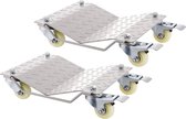 Dexters® Wiel Dollies | 4 Wielen | Auto Reparatie | Trolley / Dolly | 2 Stuks