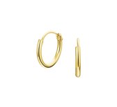 Marie-Celeste Boucles d'oreilles 9k Tube Rond 1,3 mm - 9 Carats