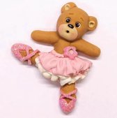 Katy Sue Ballerina Teddy Siliconen Mould - Sugar Buttons