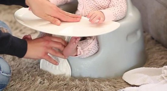 Bumbo Floor Seat - Kinderstoel - Kinderzetel - Babystoeltje - Zacht Foam -  Licht Grijs | bol.com