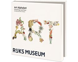 Kaartenmapje met env, vierkant: Art Alphabet, Joëlle Wehkamp, Rijksmuseum Amsterdam