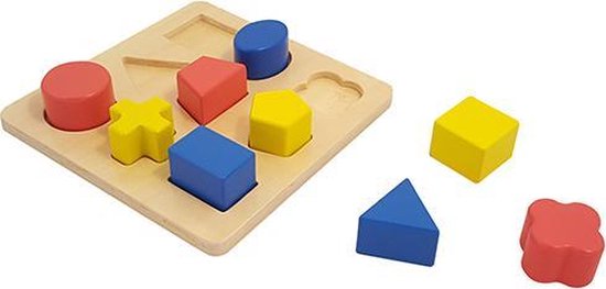 Playwood geometrische vormen leren tangram blokpuzzel u krijgt geleverd 3 puzzels van PlayWood — afbeelding 3