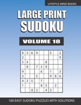 Large Print Sudoku: Easy Large Print Sudoku Volume 18