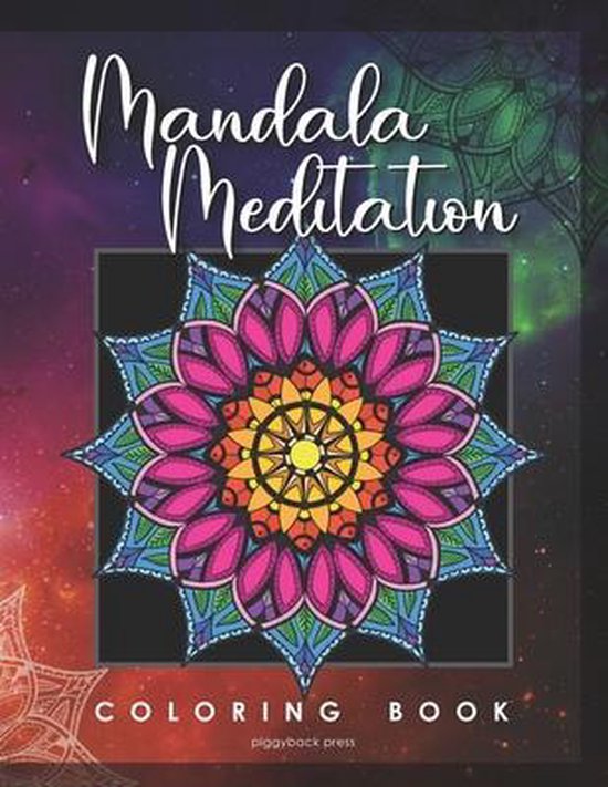 Mandala Meditation Coloring Book - cover