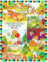 Farm Animals Coloring Book