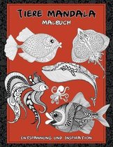 Tiere Mandala - Malbuch - Entspannung und Inspiration