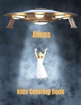 Aliens Kids Coloring Book