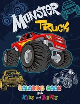 Monster Truck Coloring Book For Kids