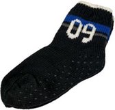 Warme sokken 09 - Huissokken - Grijs / Blauw - Maat 31 / 34