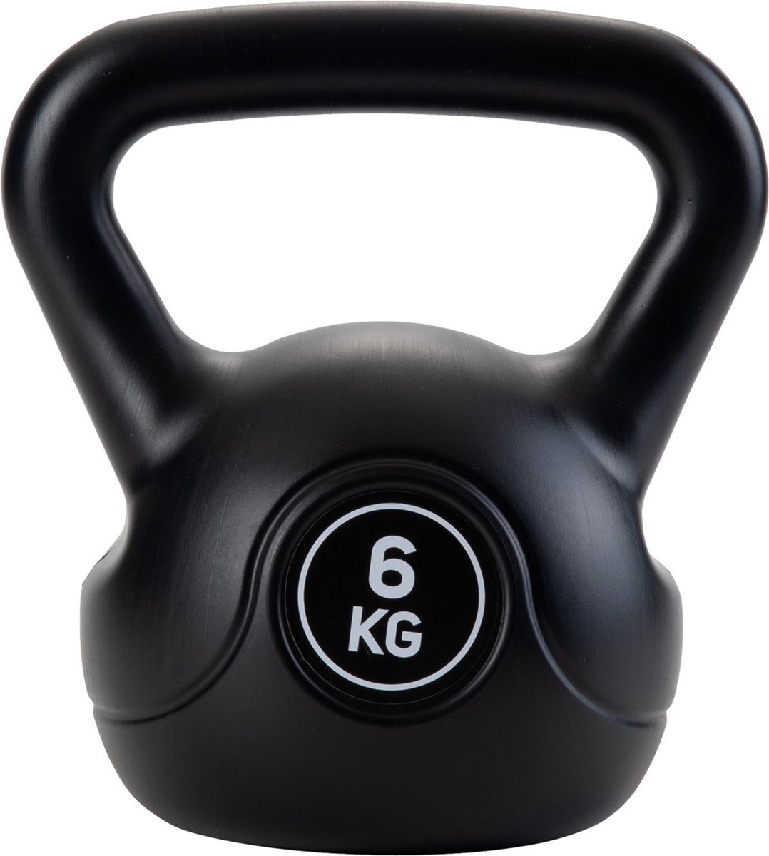 Pure2Improve Kettlebell - Fitness - Kettlebells - Gewichten - 6kg - Zwart PVC