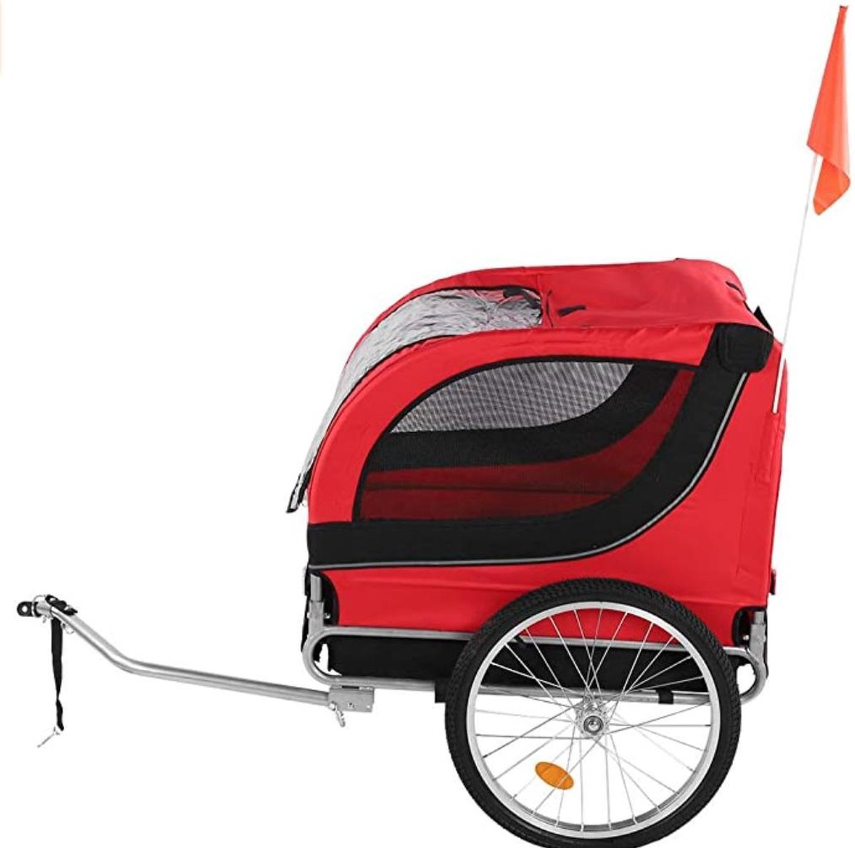 Hondenfietskar, fietskar en 2-in-1 opvouwbare joggingkar voor huisdieren