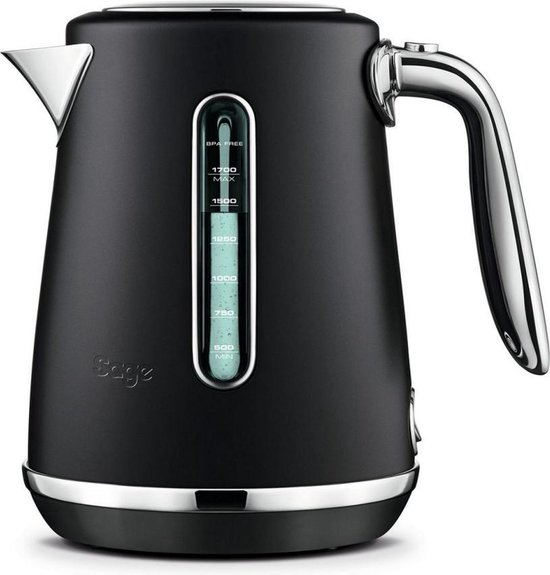 privacy Een goede vriend banjo Sage the Soft Top Luxe - Black Stainless Steel -Waterkoker | bol.com